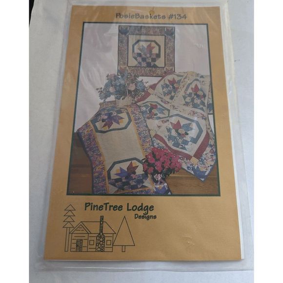 Quilt pattern Posie Baskes # 134 Pinetree Lodge Designs sewing - Picture 1 of 2